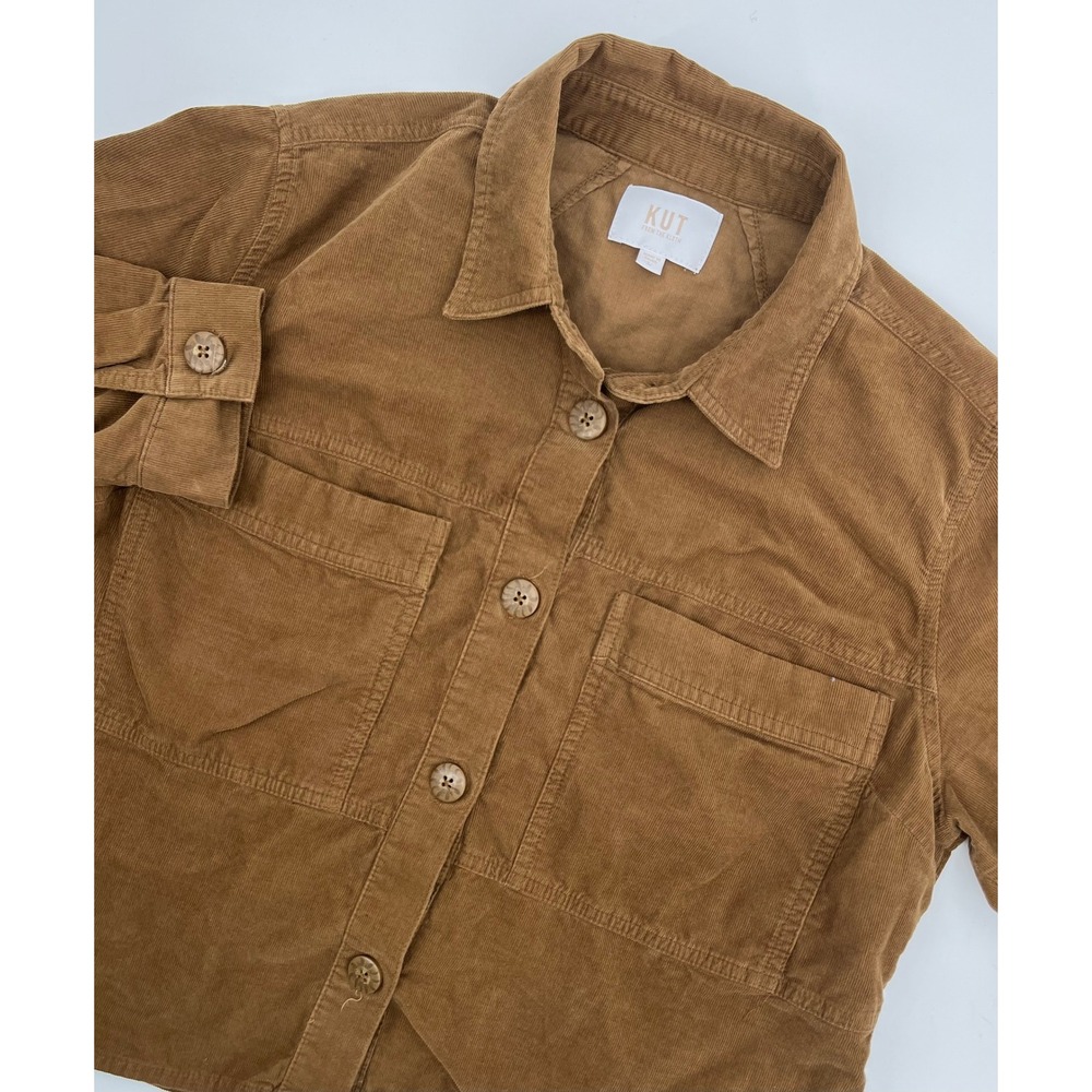 KUT from the Kloth Womens‎ Brown Corduroy Utility Jacket KJ51602 Size L